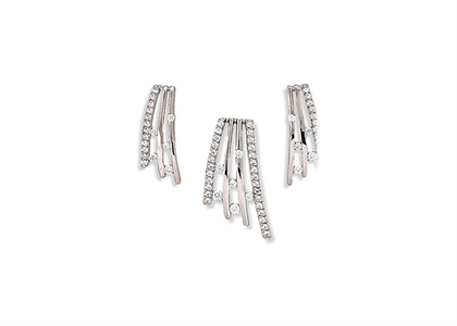 Rhodium Plated | Fashion Pendant Sets